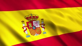 Video of Spain flag Background
