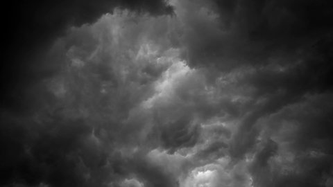 Dramatic Dark Clouds Before Thunderstorm Stock Photo 1157341063 ...