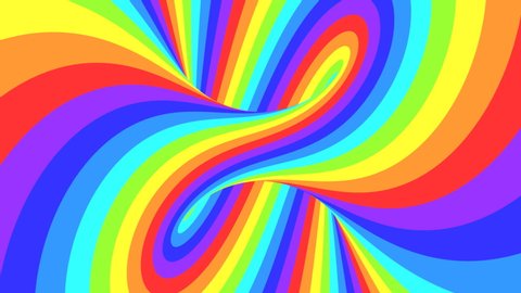 Twisted Rainbow Pattern Swirling Dynamic Background Stock Vector ...