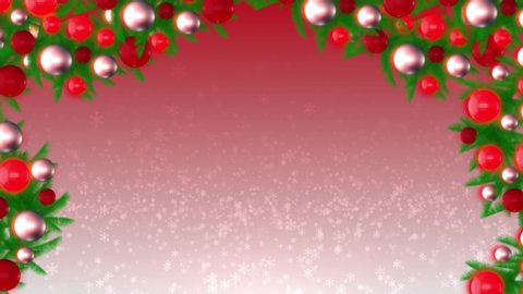 Christmas theme Loop Background 4k looped