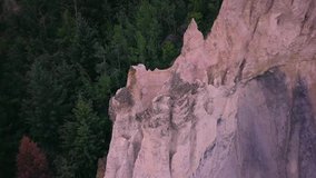British Columbia/Canada   Aerial video from Pinnacles Provincial Park in the  British Columbia     taken by drone camera