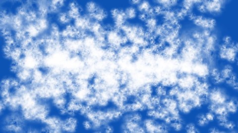 Stock 4k: Scenic aerial view of moving flying inside white clouds. Royalty high-quality free best stock front view of plane fly high in the blue sky through the fluffy clouds ahead. Seamless Loopable