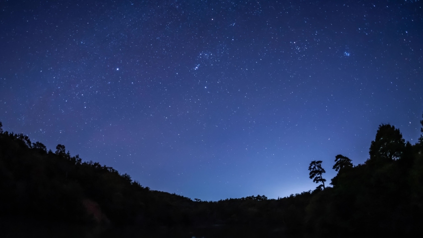 A place where you can see the sky full of stars
