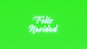 Feliz Navidad green screen text animation fireworks effect. Translation: Merry Christmas - Powered by Shutterstock - Get 15% off with code: PIKWIZARD15