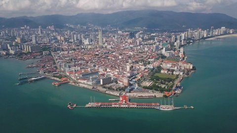 Penang Pulau Penang Pulau Pinang Georgetown Port Malaysia Stock Video Footage 4k And Hd Video Clips Shutterstock