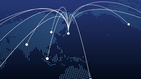 Communication network line from Tokyo, Japan to whole world. - Powered by Shutterstock - Get 15% off with code: PIKWIZARD15