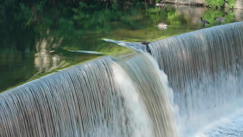 Waterfall at Ridge Avenue entrance to Wissahickon Creek