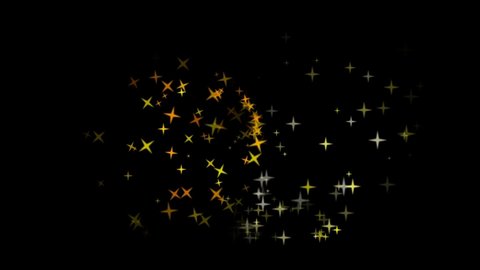 Five Flying Golden Stars On Dark Stock Vector (Royalty Free) 784380712 ...