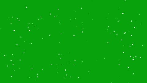 Twinkling Stars Magic Stars Green Screen Stock Footage Video (100% ...