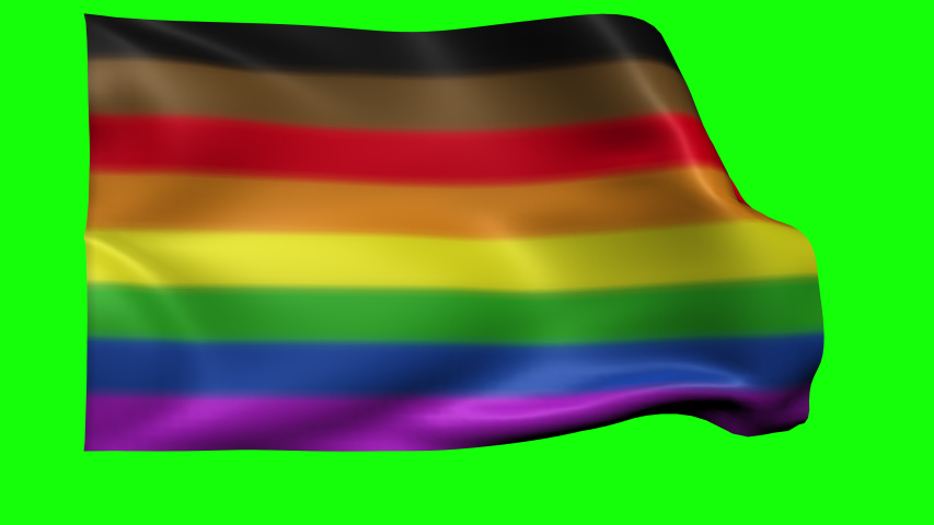 burn out on gay flag