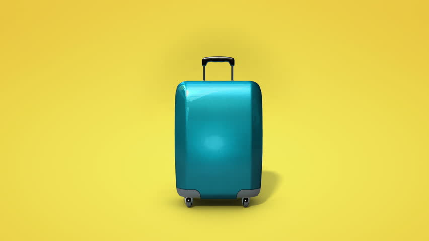 Opened a traveling bag, trunk, Prepare to travel for summer vacation, tour (included alpha) Royalty-Free Stock Footage #10429451