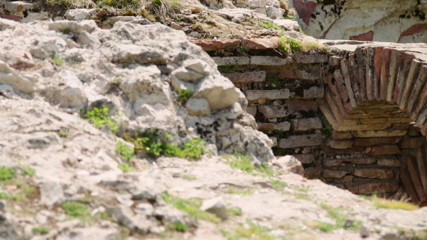 Ancient Roman ruins in Budapest, Hungary.