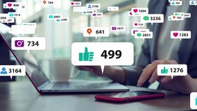 Social media and notificaition icons. Social networking service. - Powered by Shutterstock - Get 15% off with code: PIKWIZARD15