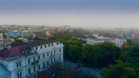 Odesa/Ukraine        Aerial video from Odessa , City in Ukraine     taken by drone camera