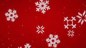 Winter Holiday Wool Knitted Snowflake Pattern Seamless Looping Background - Powered by Shutterstock - Get 15% off with code: PIKWIZARD15