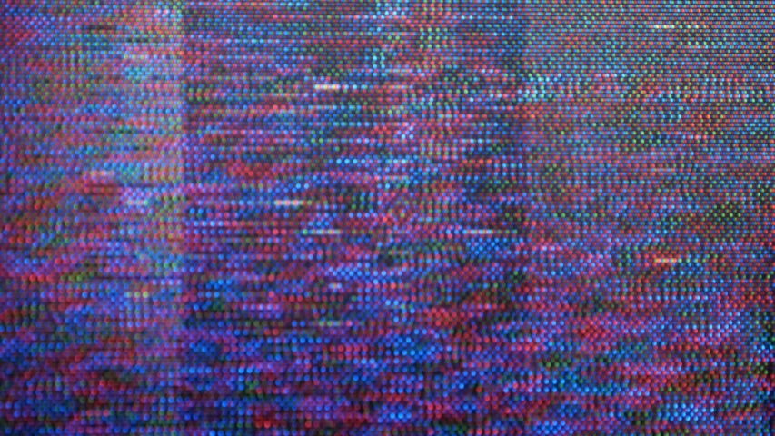 VHS defects, noise and artifacts, glitches from the old VHS tape. Royalty-Free Stock Footage #1043035921