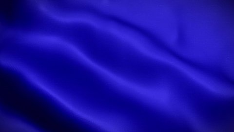 Steam less classic blue waving loops flag full screen 3d animation background