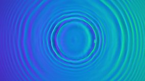 Super Slow Motion Shot of Water Drop Falling into Neon Water at 1000fps. - Powered by Shutterstock - Get 15% off with code: PIKWIZARD15