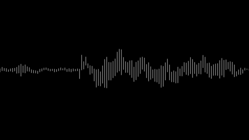 digital mono lines waveform visualization Stock Footage Video (100% ...