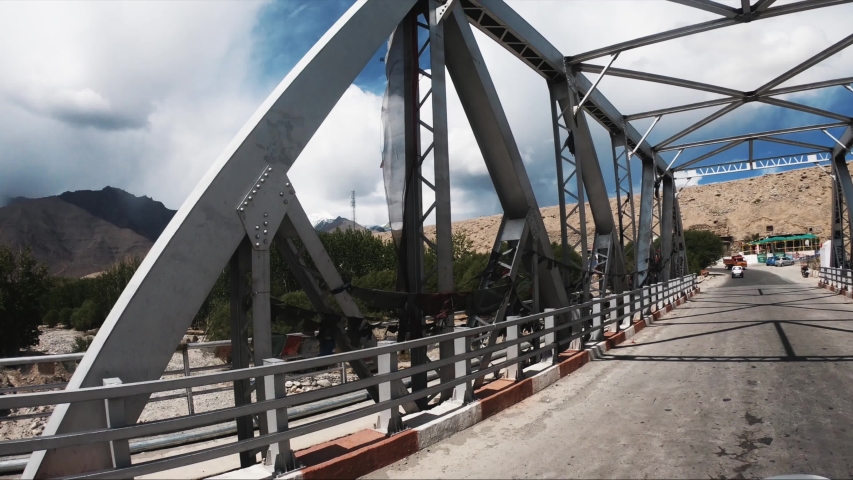 Leh city with beautiful roads