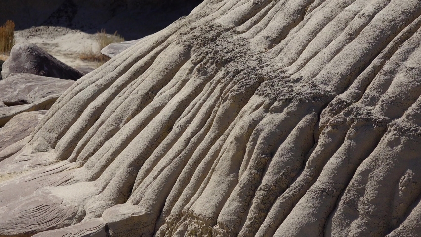 Water-washable clay sedimentary rock. Rock formations at the Ah-shi-sle-pah Wash, Wilderness Study Area, New Mexico 
