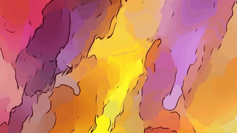 Pattern Animated Abstract Colorful Paint Stains Stock Footage Video ...