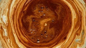 Super slow motion of pouring milk into coffee drink. Filmed on very high speed camera, 1000 fps. - Powered by Shutterstock - Get 15% off with code: PIKWIZARD15