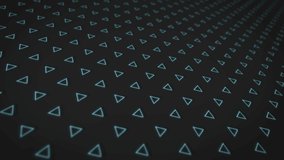 4k seamless loop animation with moving geometric shapes. Loopable animation.