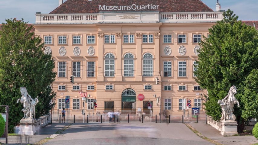 The Museumsquartier timelapse or Museums Quartier is an area in the centre of Vienna, Austria. Museumsquartier is home to a range of installations from large art museums.