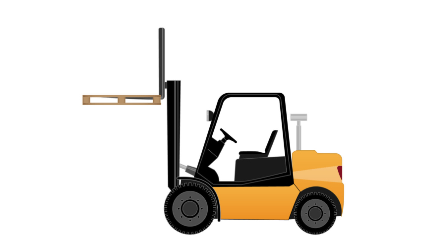 Animation Of A Forklift Truck Stock Footage Video 100 Royalty Free 1043296414 Shutterstock