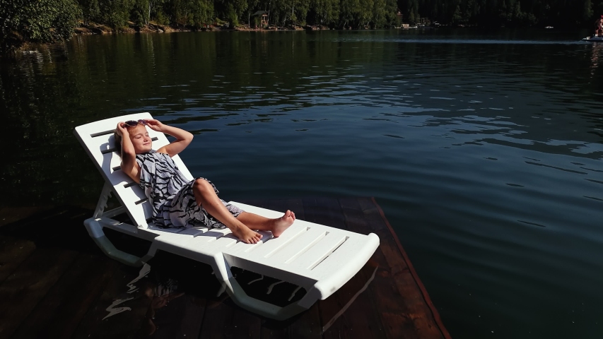 Sunbed Cover on Boat