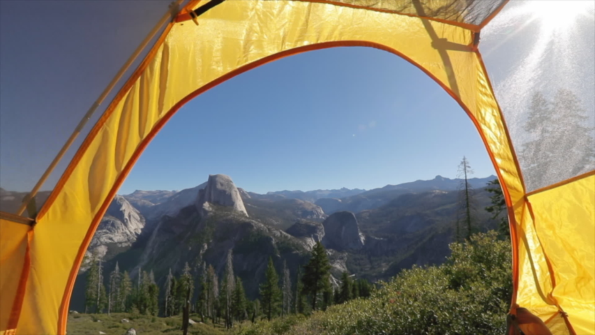 Camping in the Yosemite Valley at Yosemite National Park, California image - Free stock photo ...