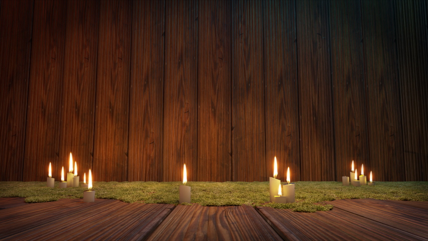 Pumpkin falls to the ground and 