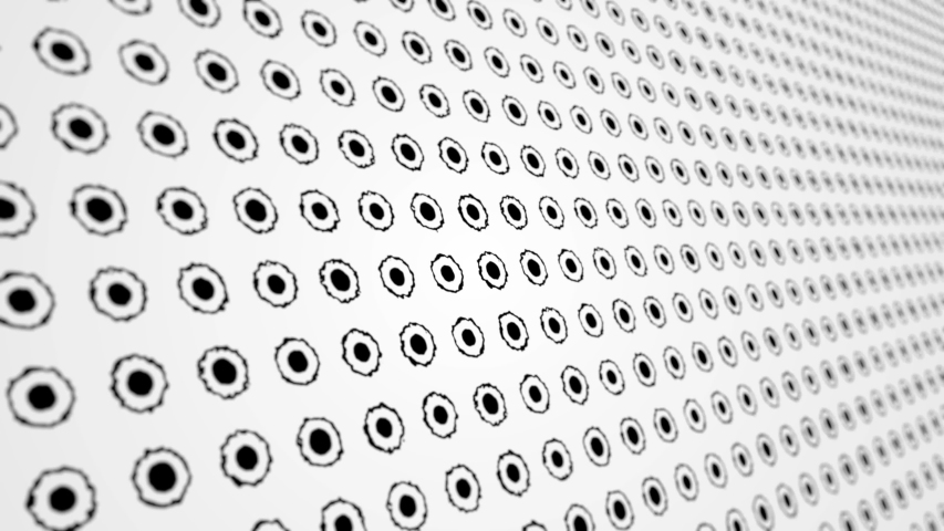 Abstract shapes curcles close up animated background