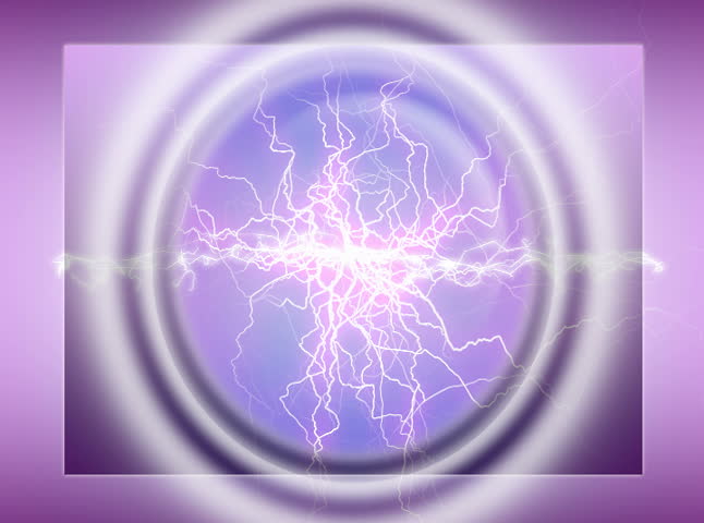 Graphic lightening plasma background