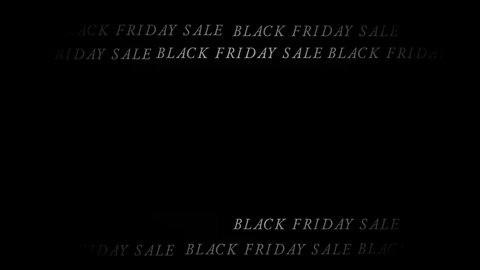 2d animation Display promotion video black friday sale online offline shopping, put image place at blank space. Energetic eye catching limited time offer letters. Template product to attract customer.