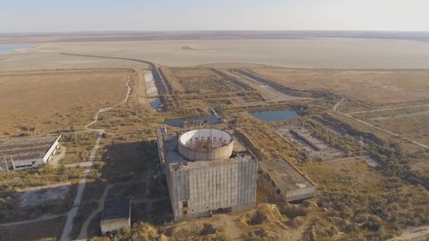 the Old Abandoned Unfinished Nuclear Power Plant