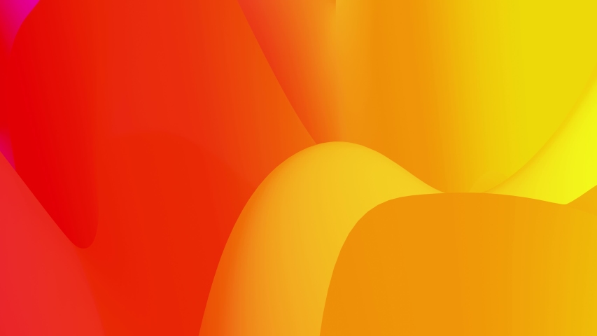 4k seamless loop, abstract fluid red yellow gradients, inner glow wavy surface. Beautiful warm color gradients as abstract liquid background, smooth animation. 3d in flat pleasant modern style 104 | Shutterstock HD Video #1043564089