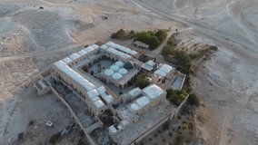 Nabi Musa/West Bank       Aerial video from tomb of Moses , Palestinian Muslims  ,     taken by drone camera