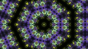 HD colorful kaleidoscope video background