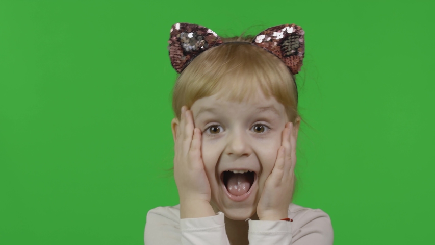 Green screen little girl Footage #page 2 | Stock Clips