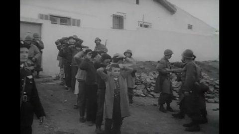 CIRCA 1950s, Muslims violently protest the French military presence in Algeria, Algerian revolution
