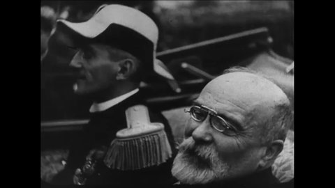 CIRCA 1930s - Foreign Minister Louis Barthou is with Alexander I of Yugoslavia when he is assassinated in Marseille, France.