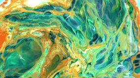  Very Nice Surface Moving Surface Liquid Paint Background Texture Video.