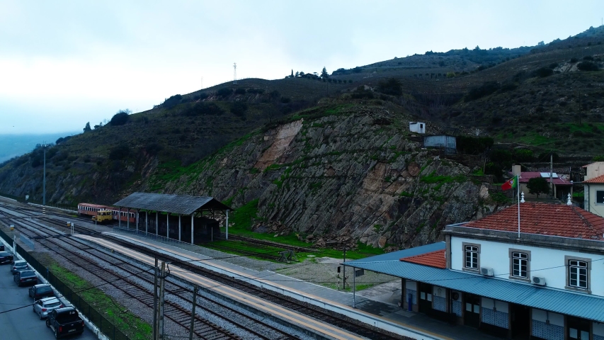 Train Station. Tua City, Douro Valley, Portugal