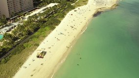 Miami Beach rock jetties 4k