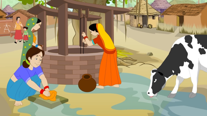 43 Indian Village Cartoon Stock Video Footage - 4K and HD Video Clips |  Shutterstock