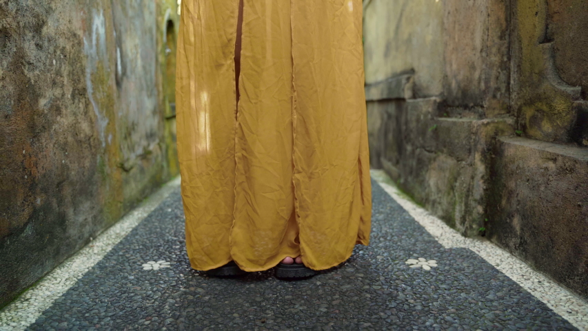 Young woman traveler tourism in south east asia.