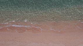 Beach and sea drone video