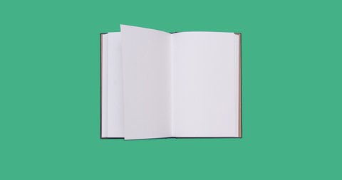 Book Animation with green screen
